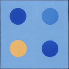 空地 / 群青・岩群青・黄玉