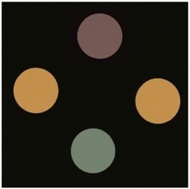 黒地 / モカ・淡緑・深黄玉