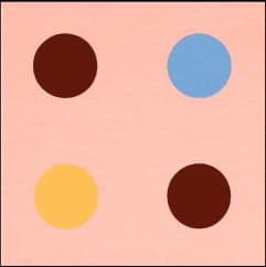 桃地 / 赤銅・黄・白玉