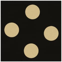 黒地 / クリーム玉