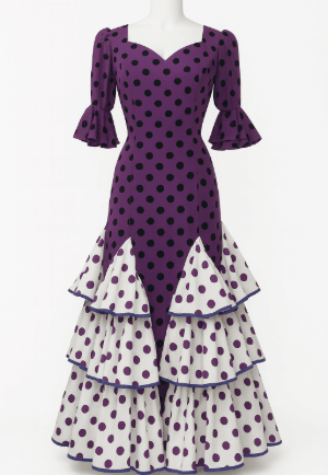 フラメンコ衣装の水玉模様2