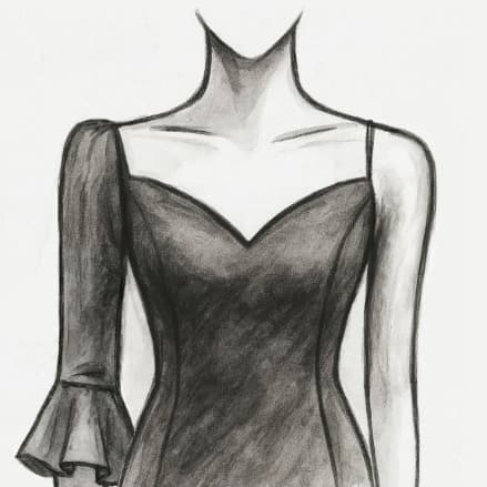 片肩キャミソール